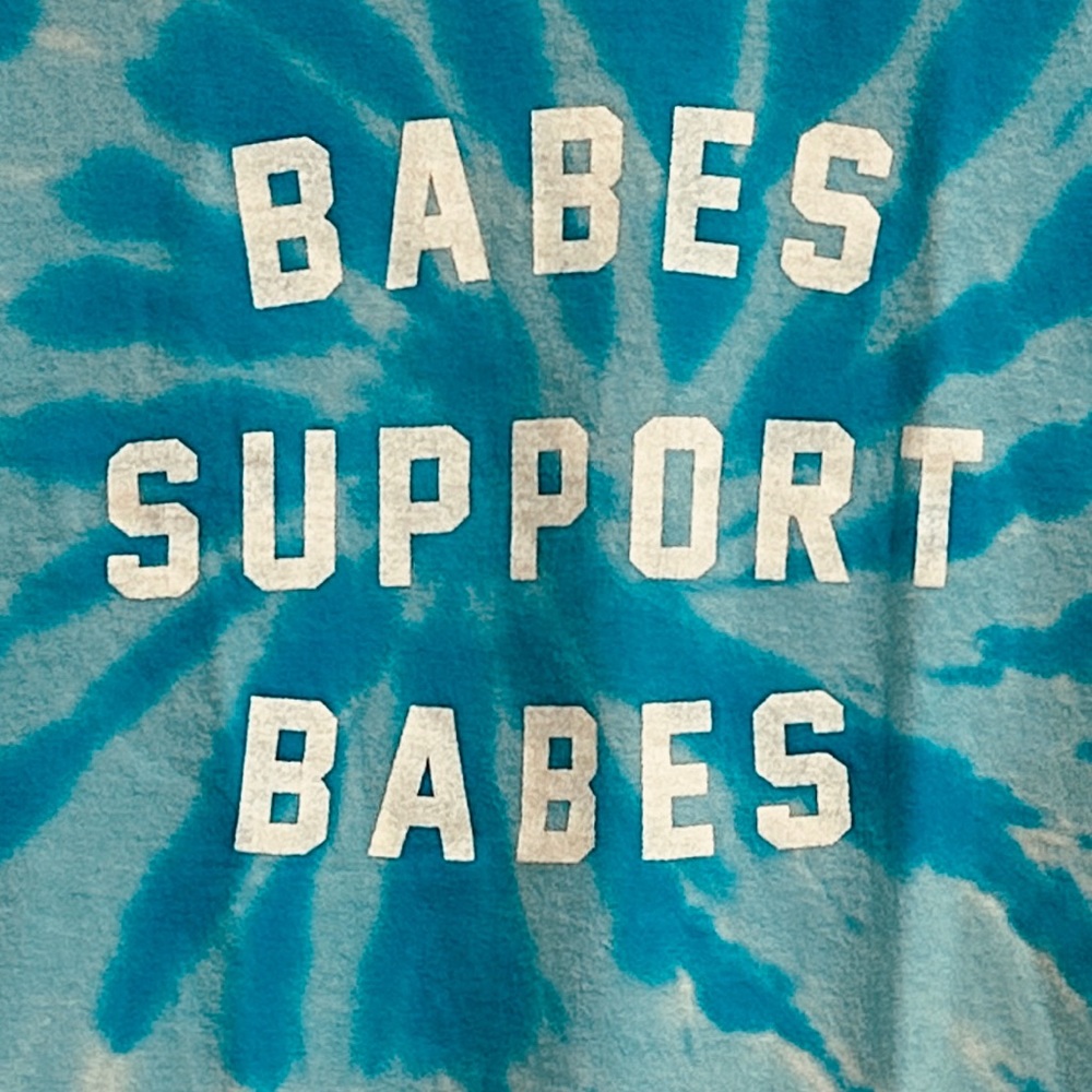 Blue Tie-Dye Graphic Tee